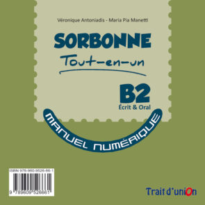 SORBONNE B2 TOUT EN UN  MANUEL NUMERIQUE